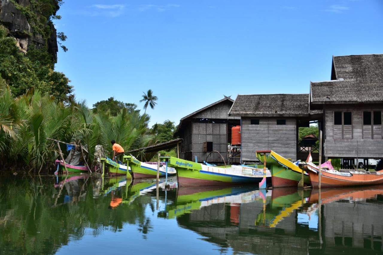 Penzion Kampoeng Karst Rammang Rammang Kasijala Exteriér fotografie