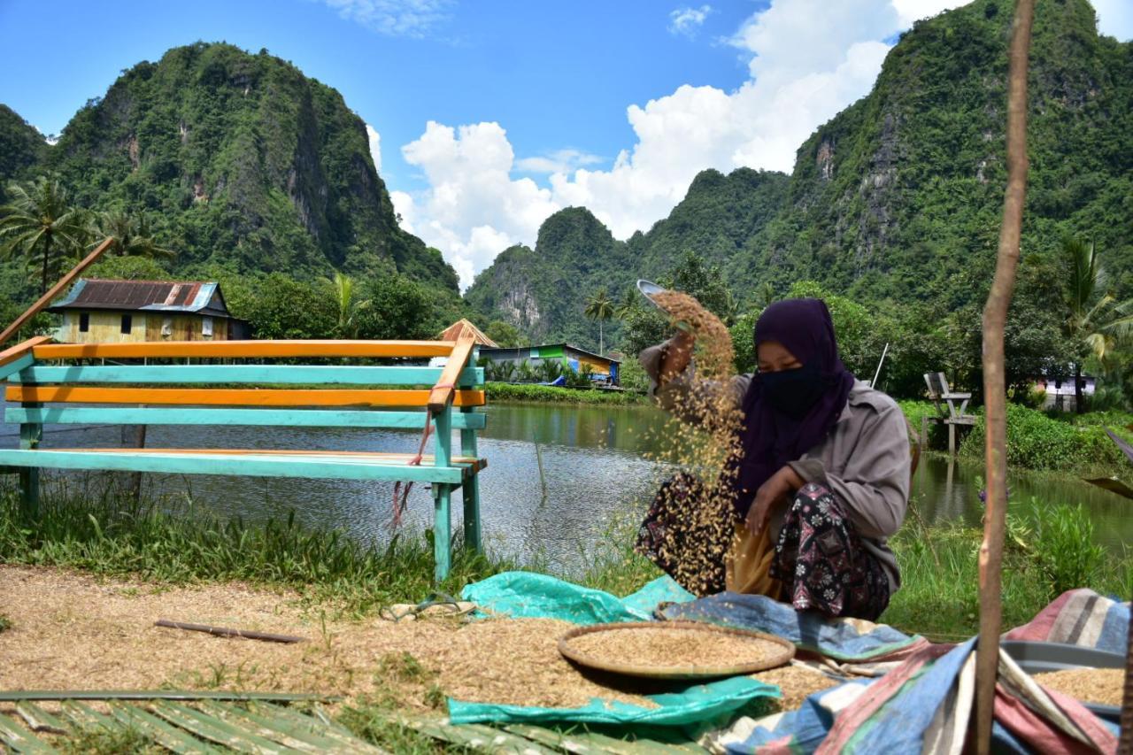 Penzion Kampoeng Karst Rammang Rammang Kasijala Exteriér fotografie