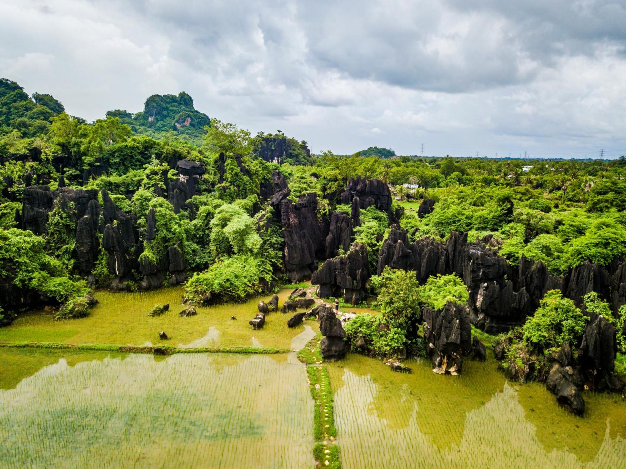 Penzion Kampoeng Karst Rammang Rammang Kasijala Exteriér fotografie
